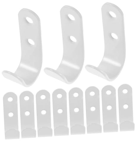 Mikinona Heavy Duty Trailer Tarp Hooks Set with Robust Cargo Net Clamps Weather Resistant Fasteners for Secure Canopy and Awning Support for Truck Rv and Camping Tarpaulin Installation