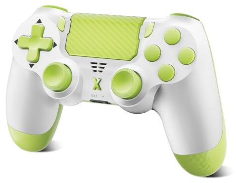 Renifan Wireless Controller for PS-4, Controller Wireless for PS-4/Pro/Slim/PC, Bluetooth Gamepad Joystick with Dual Vibration Touch Panel 3.5mm Audio Jack Six-Axis