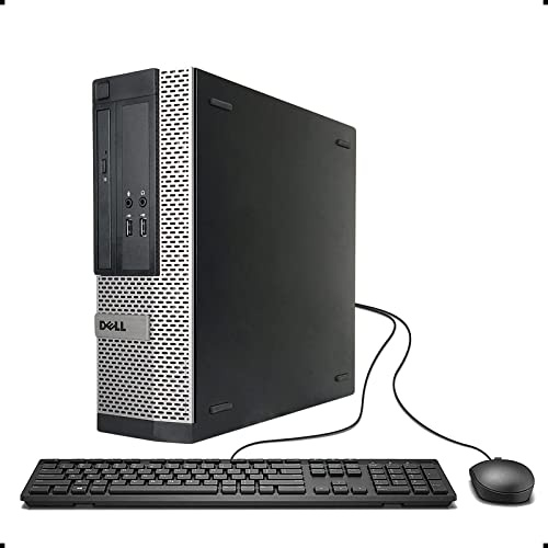 Dell Optiplex 3020 SFF Desktop PC, Intel Core i5-4590, 8GB RAM, 500GB HDD, WiFi, Bluetooth, Tastiera QWERTY USA, Windows 11 Pro (Ricondizionato)