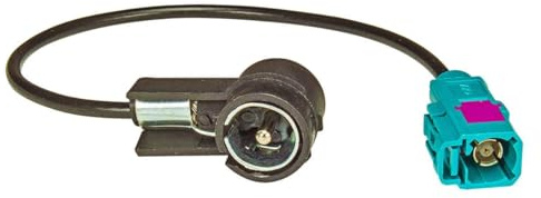 tomzz Audio 1500-016 Fakra (F) Antennenadapter Kupplung auf ISO (M) Stecker 50 Ohm