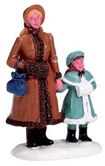 Lemax : Figurine Mere Et Fille