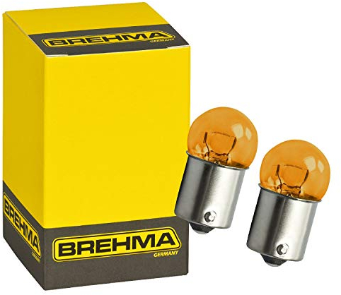 2er Set BREHMA RY10W Kugellampen BAU15s 12V 10W
