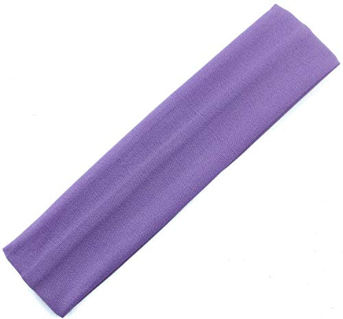 Mytoptrendz® Kids Boys Girls Plain Stretchy Headband Kylie Hair Band (Lilac)