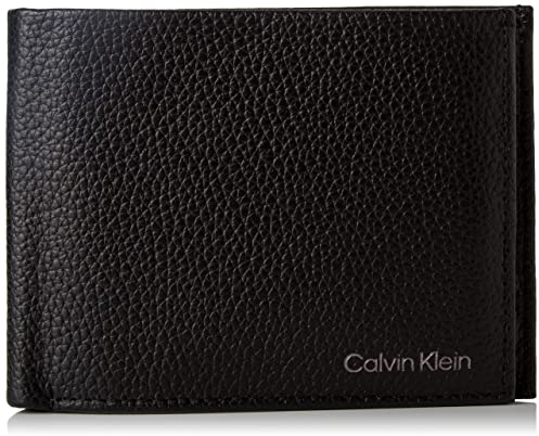 Calvin Klein Herren Geldbeutel Warmth Trifold Klein, Schwarz (Ck Black), Einheitsgröße