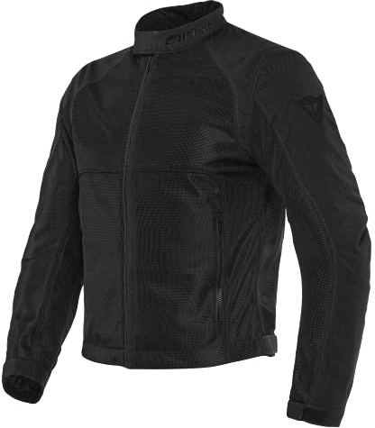 Dainese - Sevilla Air Tex Jacket, Giacca Moto Uomo Estiva, Giubbotto Traspirante e Leggero con Mesh Traforata, Nero (Black)