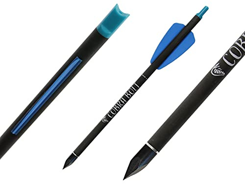 10er Pack X-Bow FMA Carbonbolzen, 7,5 Zoll für Cobra System | Cobra R9 + R10 & Cobra Adder, 10x Armbrust Pfeile aus Carbon für Crossbow
