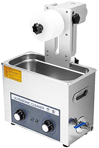 Ultraschall-Schallplattenreiniger, 6 l, 4 Stück, einmalig, automatisch rotierende, doppelseitige LP-Reinigung, 0–30 Minuten Timing, Schallplatten-Reinigungssystem zur professionellen Reinigung und W