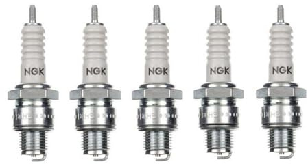 Zündkerzen Set B6HS 5 Stück – passend für Hercules Prima/Optima/HR/MK/Supra, Zündapp C/CS/GTS/KS/ZX, Kreidler Florett