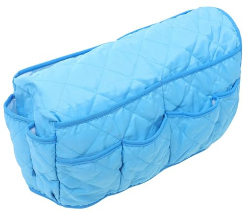 Ciieeo Organizador De Reposabrazos con Cesta para Portavasos Soporte para Mando Distancia Funda para Sillón Fácil De Limpiar y Práctico
