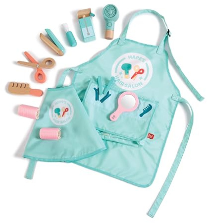 Hape Conjunto de peluquería superelegante, Set de Juego de Cosmética para Niños