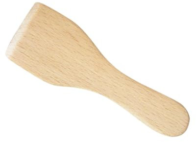 MAGICLULU 4 Stück Kleine Backspatel Vielseitiger Spatel Butterlöffel Kochen Bratspatel Metallspatel Creme-mini-spreader Käsemesser Brot Käse Kleine Holzstücke Kuchen