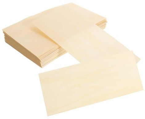 Cabilock Láminas De Madera Absorben Aceite Para Platos Aperitivos Envases 20.5x11cm 50 Unidades