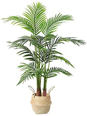 Árboles artificiales de imitación de plantas ornamentales, adornos verdes para macetas, árbol ornamental artificial, ideal para sala de estar, dormitorio, etc. Árbol artificial para sala de estar.