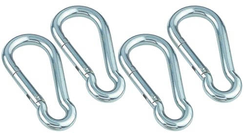 MARINETECH Karabinerhaken, Edelstahl A4, 3x30 mm, 4 Stück