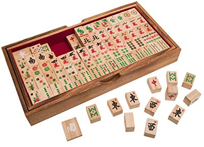 ROMBOL Mahjong - das chinesische Spiel der Vier Winde, mit arabischern Zahlen
