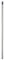 Mery 0531.22 bâton Support métallique plastifié, métal, Gris, 2 x 2 x 140 cm