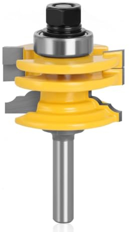 Frese per Scanalature Router Bits, APlus 8mm Diametro Punte di Falegnameria, Frese Trapano Lavorazione del Legno Strumenti