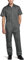 CQR Men's Short Sleeve Zip-Front Coverall, Twill Stain & Wrinkle Resistant Work Coverall, Action Back Jumpsuit with Multi Pockets, Twill Grey, XL Long