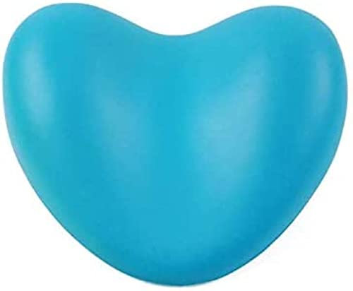 CCHAYE Badezubehör Badekissen, Kernschwamm Herzförmiges Kissen, Blau, 20 * 16 * 8cm, Entspannung im Bad, Nackenschmerzen reduzieren, Unterstützung für längere Bäder, Polyurethan (PU)