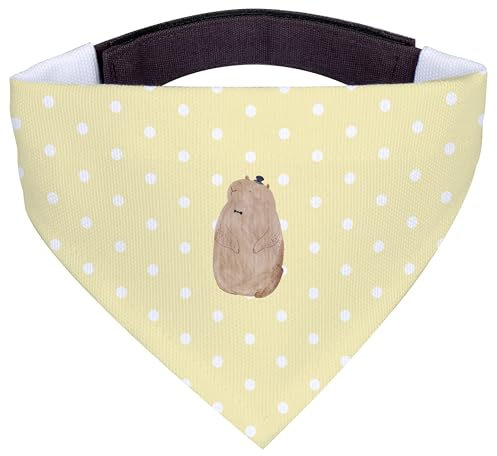 Mr. & Mrs. Panda Hundehalstuch Murmeltier - Geschenk, Anstand, Freundlichkeit, Respekt, Fröhlichkeit, Hunde Halstuch, Knigge, Tuch, Lustige Sprüche, Für, Hund