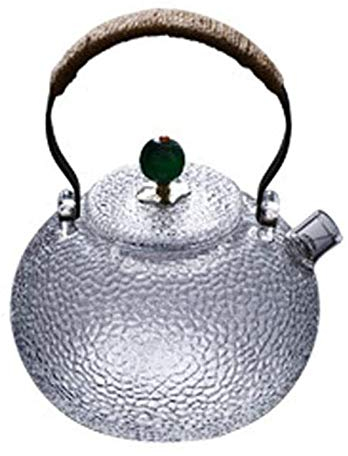 BEZAX Teekanne aus Glas, Borosilikat-Töpfe, kreatives gekochtes Wasser, große Kapazität, sichere Kaffeekanne, Teekanne aus klarem Glas