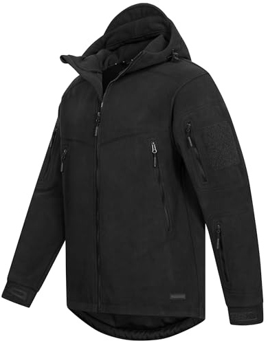 Höhenhorn 34J15+ZWL4 Biferten Herren Militär Fleecejacke Schwarz Gr. XXL