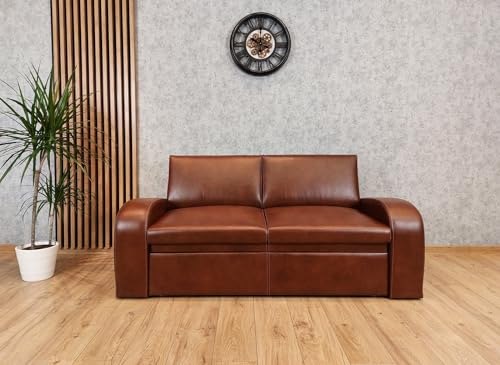 Quattro Meble Echtleder 2,5 Sitzer Sofa Oslo FS Breite 180cm Ledersofa Echt Leder Couch Leder Antique Farbauswahl !!!