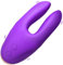 Pezón de silicona vibrador punto G, con 2 cabezas vibradoras Vibrador clitorial juguete sexual para mujeres Punto G clítoris pezón estimulador masajeador con 10 potentes vibraciones