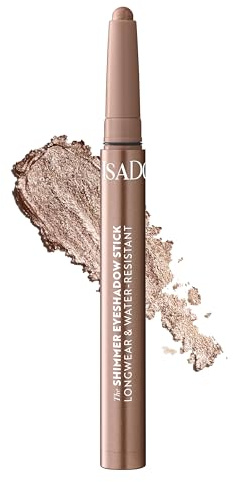 IsaDora Shimmer Eyeshadow Stick - Braun Lidschatten Stift (41 Bronze Brown) | Aufbaubar und verblendbar, Tierversuchsfrei, Wasserresistent, Parfümfrei, Langanhaltend und Wischfest, Vegan Augen Make-Up