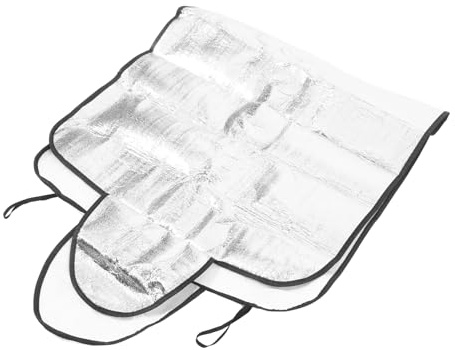 Cabilock Windschutzscheibenabdeckung und Schneeschutz für Auto aus Epe Schaum Magnetisch mit Sonnen und Wärmeschutz für Winterwetter an Frontscheibe