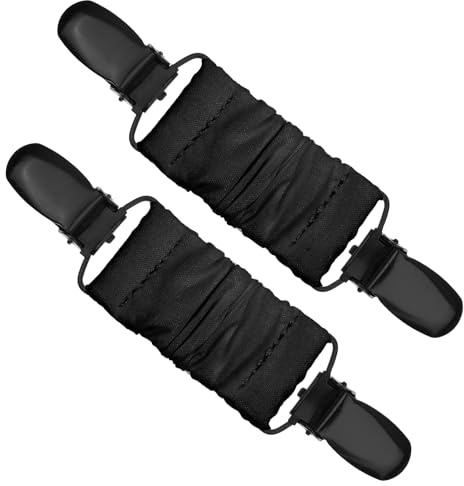 CinchClip Taillenmieder-Clip & Kleiderclips für Pullovers & Schals, Retro-Cardigan-Clip, Festzurren Ihrer Kleidung (Schwarz)