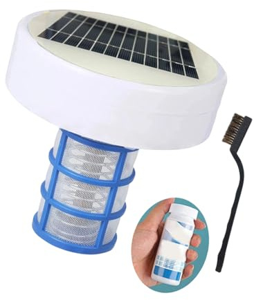 Solar-Kupfer-Ionisator, automatischer schwimmender Poolreiniger, Schwimmreiniger für Boden- und Innenpools