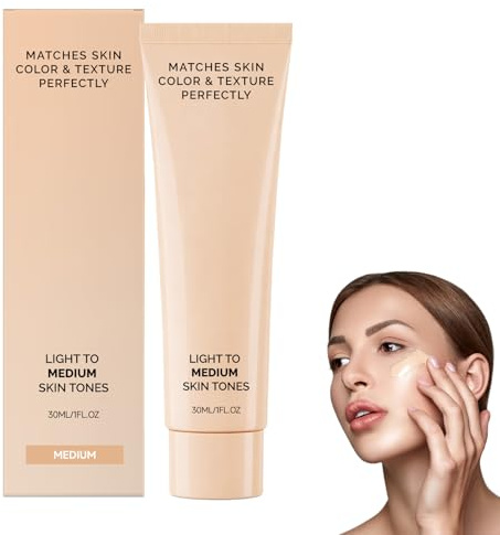 Base De Maquillaje,Base Que Se Adapta A Tu Tono De Piel,Hidratante y respetuosa con la piel, ofrece una cobertura duradera y crea una tez radiante