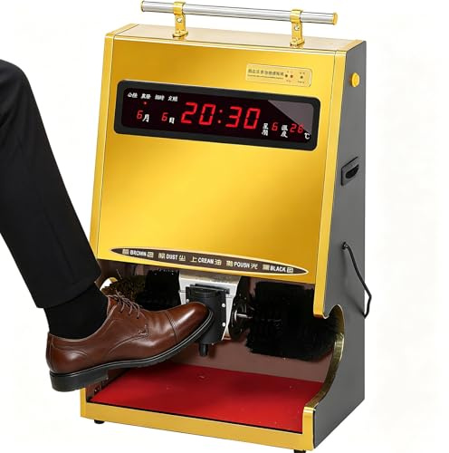 Automatic Induction Shoe Polishing Machine, Fully Automatic Electric Polisher for Household and Public Use, Easy to Operate Shoe Care Device