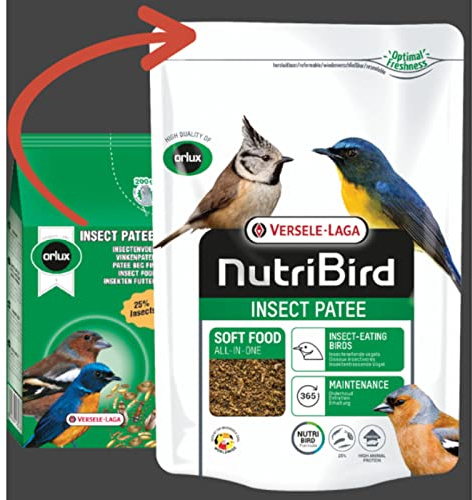 Orlux Insect Patee, Complete feed for insect eating birds, 800 g (1.75 lb)