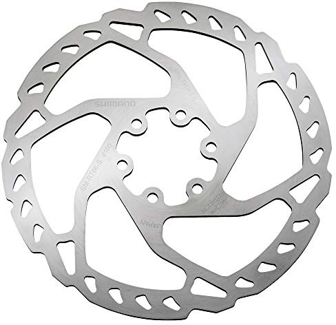 Shimano SHI1832, Disco Freno 6 Fori , Grigio, 160mm