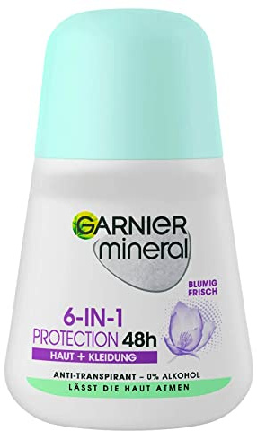 Garnier mineral Protection 6 in 1 Deo Roll -On, 2er Pack (2 x 50ml)