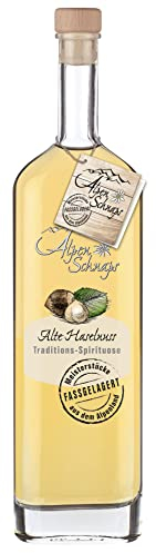 Alpenschnaps |Fasslagerung | 1 x 500ml | Haselnuss | pures Alpenglück im Glas
