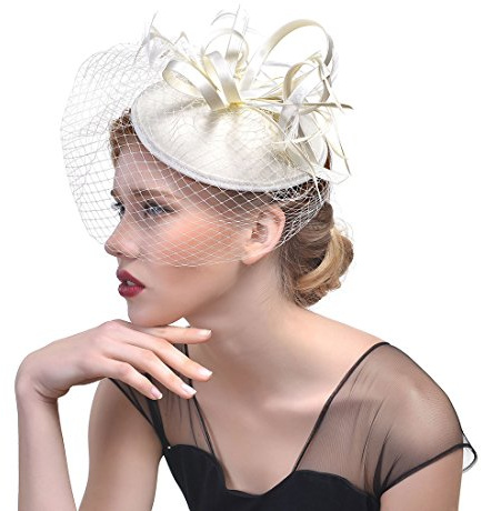 xwanli Fascinator Haar Clip Haar Accessoire Tea Party Hochzeitskirche Kopfbedeckung für Frauen