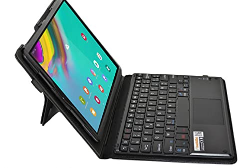 MQ pour Galaxy Tab S5e 10.5 - Etui avec clavier français (AZERTY) pour Samsung Galaxy Tab S5e 10.5 LTE SM-T725, Tab S5e WiFi SM-T720 | Housse avec clavier bluetooth, touchpad (pavé tactile) intégré