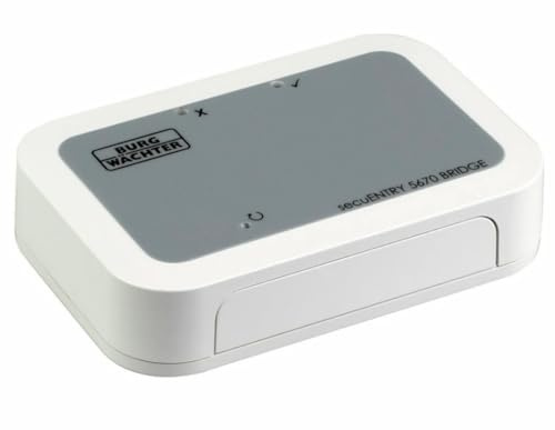 BURG-WÄCHTER secuENTRY Bridge 5670, Türöffnung und -schließung aus der Ferne via KeyApp, WLAN, Bluetooth-Signal, für alle secuENTRY Türschlösser