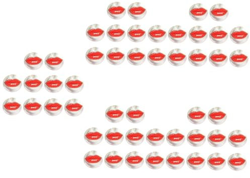 LALAFINA 50stücke Lippenmuster Charms Transparente Schmuckanhänger Für Ohrringe Schlüsselanhänger Und Bastelprojekte Langlebig Und Vielseitig Einsetzbar
