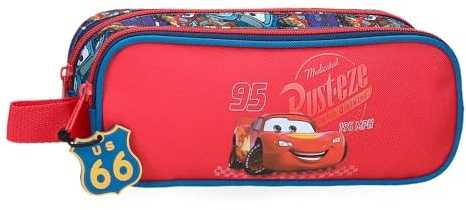 Joumma Bags, Disney Cars RD Trip, Schulranzen, Kindertasche, Kindertoilettenbeutel, aus Polyester.