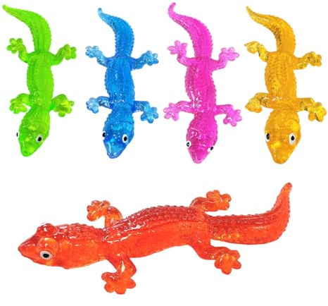 5 Stück transparency series lizard Mochi Squishy der Farbverlaufsreihen,sensorische Squishy Spielzeug,Kinder Geburtstagsgeschenk, Party Gefälligkeiten, Klassenzimmer Prämien, Goody Bag Stuffers