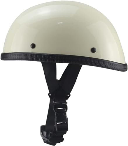GKCEGHKS Halbhelme Motorradhelm Mit ECE Genehmigt Moped Helm Retro Halbschale Roller-Helm Halbschalenhelm Mit Fahrradbrille Fahrradvisier Frauen Mofa Helm Baseballmütze-Helm