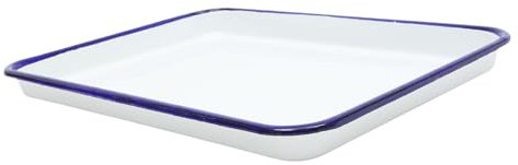 COLLBATH Emaille-backform Rechteckig Hitzebeständiges Backblech Für Kuchen Pizza-backblech Antihaft-backform Backblech Für Ofen Leicht Zu Reinigen Wiederverwendbar Für Küche Und Restaurant