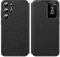 Funda para Samsung S24 Ultra Smart View Wallet Smartphone Case, para Samsung Galaxy S24 Ultra Funda Clear View, Espejo Flip Flip Tarjetero, Ventana, para Samsung S24 Ultra Funda Smart View