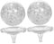VANZACK 1 Jeu Ensemble Porte-balles à Bulles Boule de Fontaine à Eau Boule de Gomme décor Fausse Plante Mini Goodies Noel Parure Noel Boule de Verre orne Support Boule de Verre Plastique