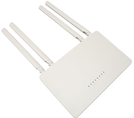 Jectse Routeur WiFi 4G LTE Double Bande AC1200 Router sans Fil avec Processeur Haut de Gamme pour L'accès Internet Rapide en Plastique (Prise UE)
