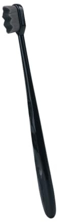 DECOMELODY Spazzolino Morbido Nero Setole Micro-nano per Pulizia Orale Profonda e Presa Confortevole in Abs per Igiene Dentale e Delicata